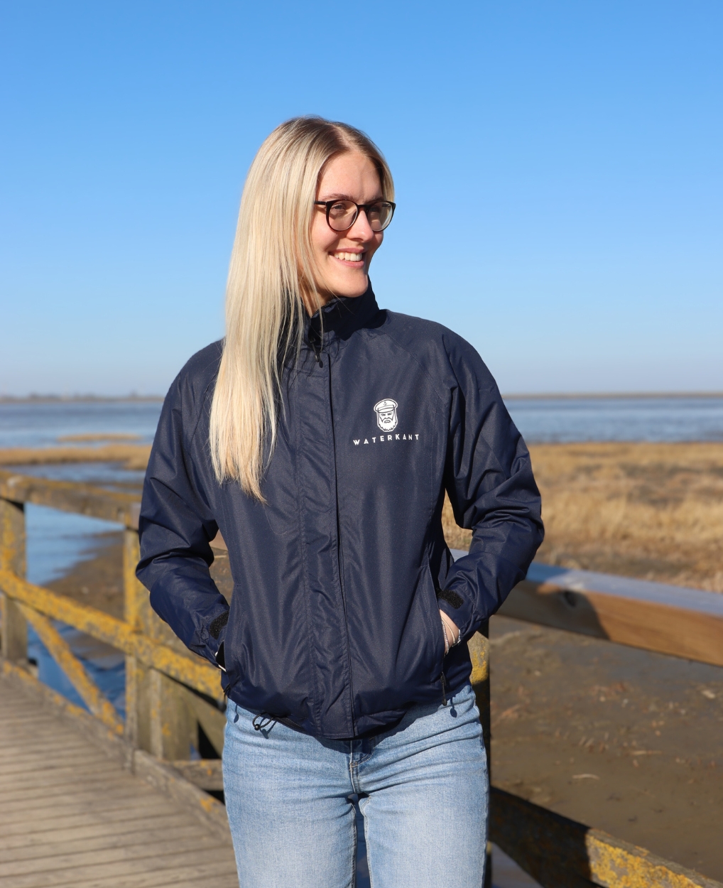 WATERKANT JACKE NAVY