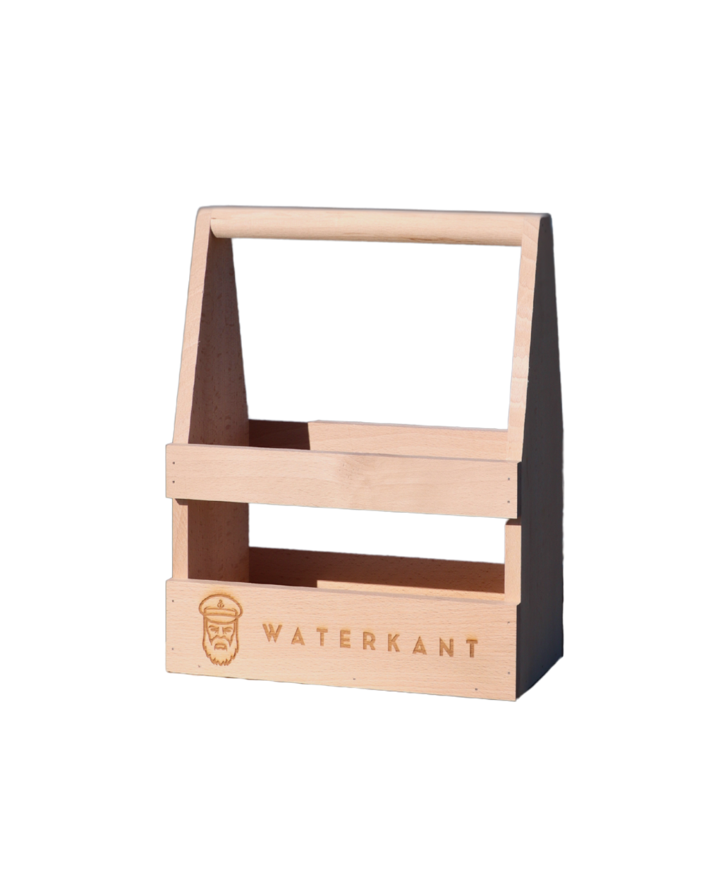 WATERKANT FLASCHENTRÄGER AUS HOLZ NATUR
